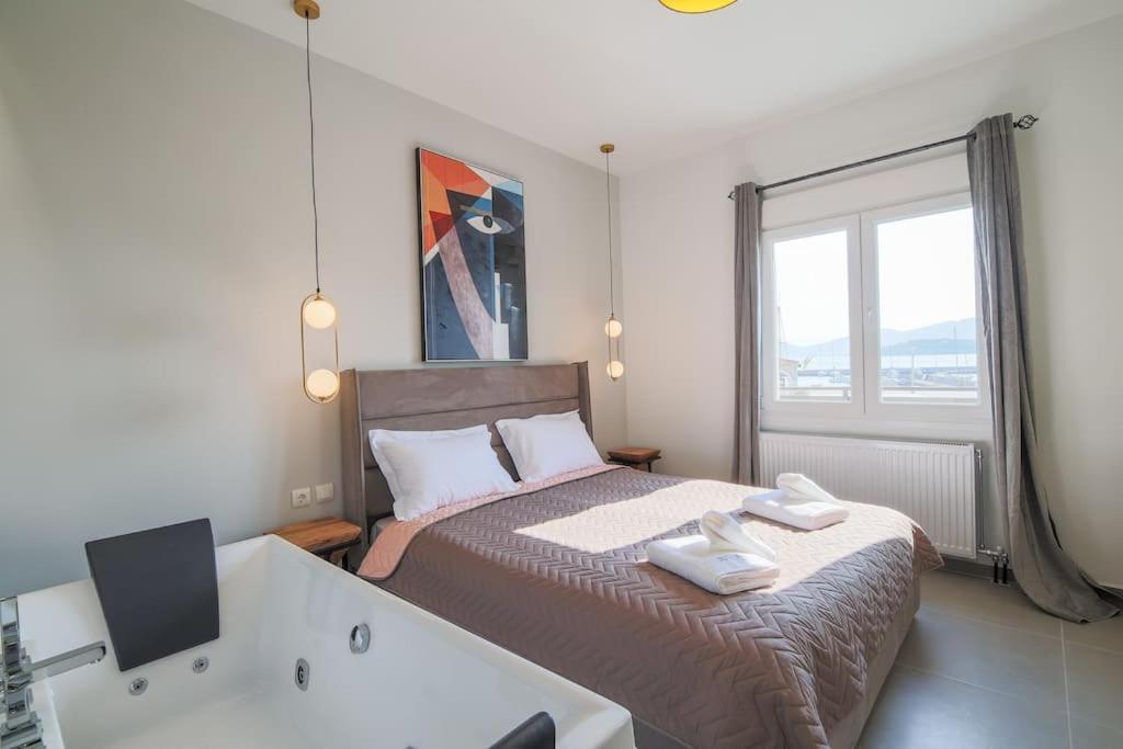 *Oasis* Best View Jacuzzi New Central Apartment Volos Exteriér fotografie
